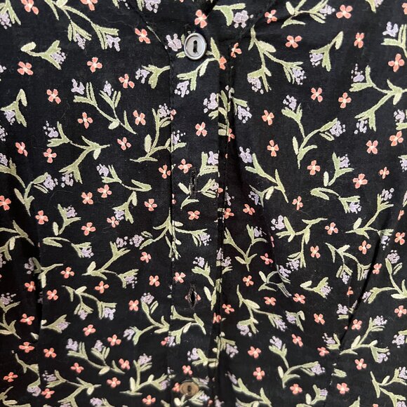 CLOSE OUT SALE Velvet by Graham & Spencer 100% Cotton Floral Dress - Size Small - Picture 3 of 6